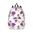 thumbnail image 1 of Balery Orchids Flowers Vintage Canvas Backpack for Men and Women - Large Capacity, Durable Travel Laptop Bag for School, Work, Hiking, and Outdoor Activities, 1 of 7