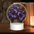 thumbnail image 1 of Balery Ornate Purple Floral Vase Pattern Acrylic Night Light Gift with 3 Color ModesTouch-Sensitive LED Lamp Perfect Gift for Mother's Day, Birthday, or Christmas, 1 of 9
