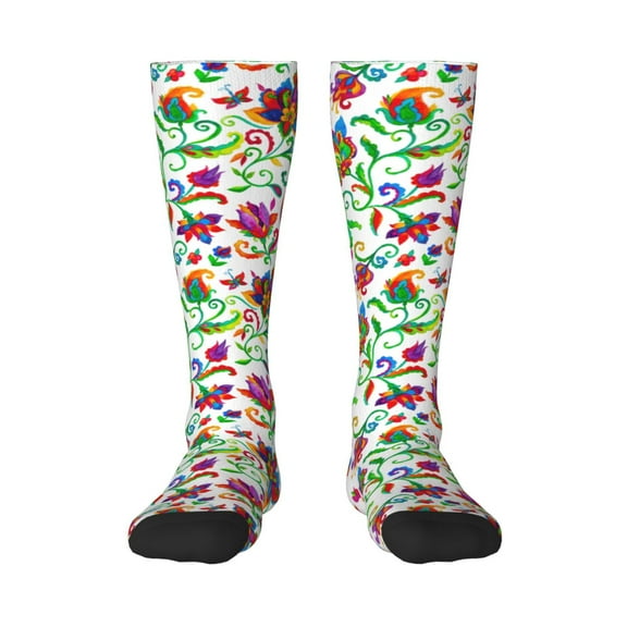 Balery Paisley Fun Novelty Socks Men'S Women'S Crew Socks Funny Crazy Novelty Socks Quirky And Cool Socks