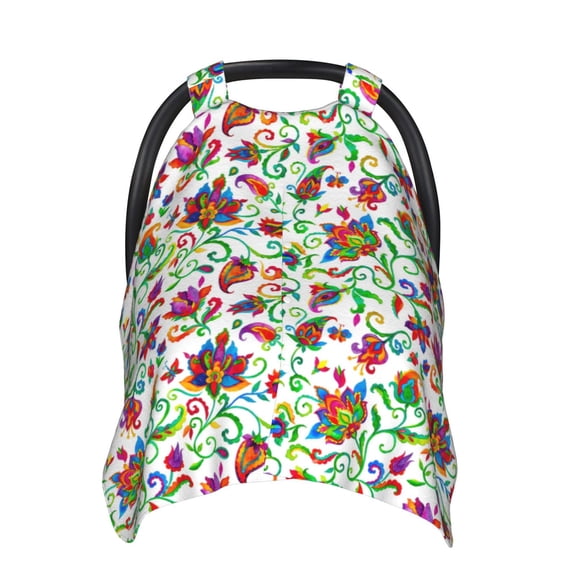 Balery Paisley Printed Nursing Cover Breastfeeding Scarf - Baby Car Seat Covers, Infant Stroller Cover, Carseat Canopy for Girls and Boys