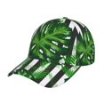 thumbnail image 1 of Balery Palm Greenery Baseball Cap For Women Men,Adjustable Size For Running Workouts And Outdoor Activities All Seasons, 1 of 9