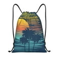 thumbnail image 1 of Balery Palm Trees Pattern Drawstring Backpack Bag Sport Gym Sackpack Cinch Bags Pattern Drawstring Backpack Bag Sport Gym Sackpack Cinch Bags -Medium, 1 of 6
