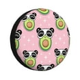 thumbnail image 1 of Balery Panda Avocadotire Cover Waterproof Dust-Proof, Universal Spare Wheel Tire Cover For Trailer, Rv, Suv Truck And Vehicle Camper Accessories-14 Inch, 1 of 9