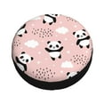 thumbnail image 1 of Balery Panda Tire Covers - Tough Tire Wheel Protector for Truck, SUV, Trailer, Camper, RV -14 inch, 1 of 8