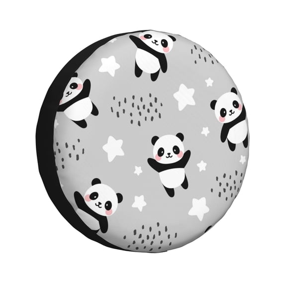 Balery Pandastire Cover Waterproof Dust-Proof, Universal Spare Wheel Tire Cover For Trailer, Rv, Suv Truck And Vehicle Camper Accessories-15 Inch