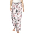 thumbnail image 1 of Balery Paris print Women's Pajama Pants,Ultra Lightweight Pjs,Lounge Pant-Small, 1 of 9
