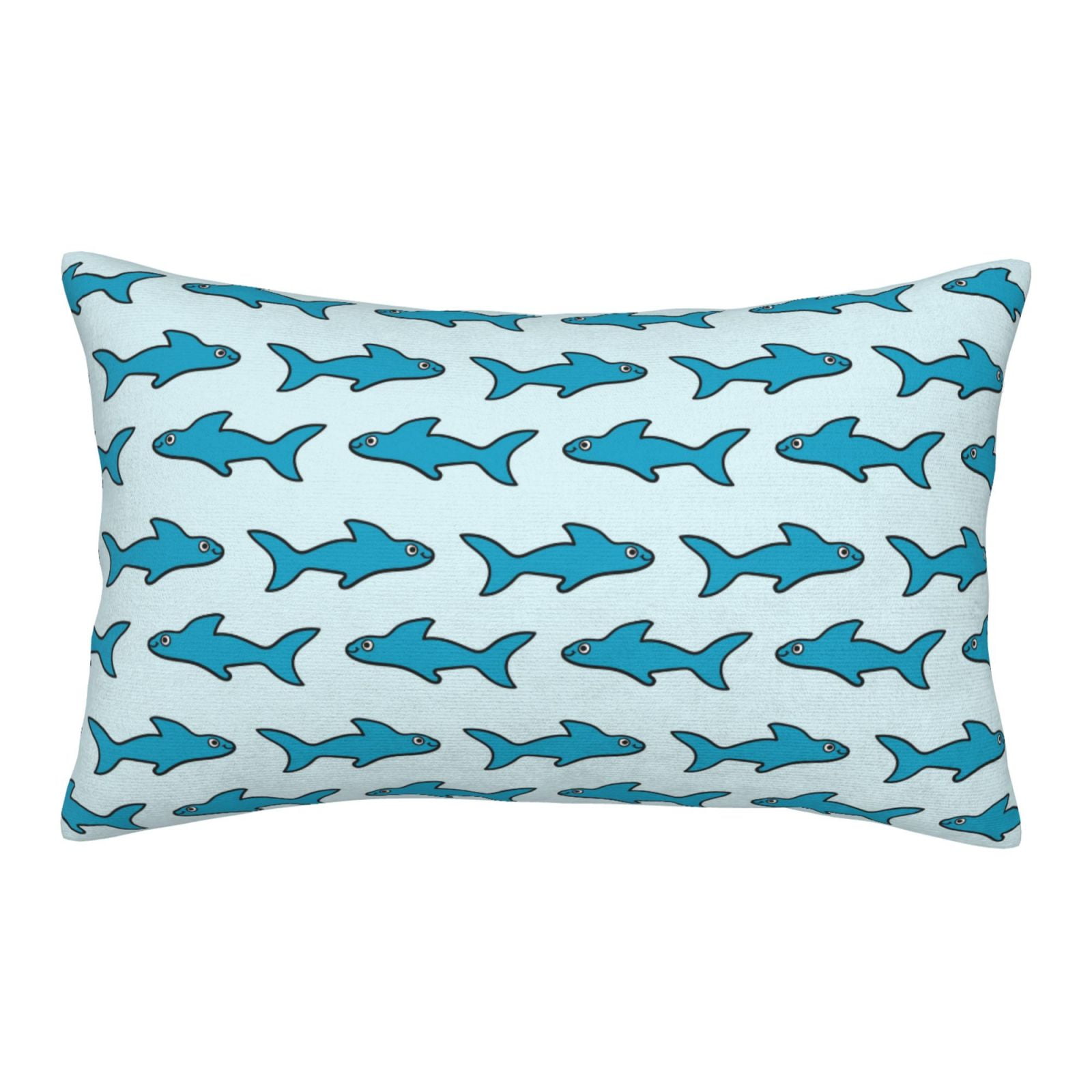 Balery Party Shark Cute Bedding Queen Pillow Cases Envelope Closure