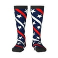 thumbnail image 1 of Balery Patriotic Star Fun Novelty Socks Men'S Women'S Crew Socks Funny Crazy Novelty Socks Quirky And Cool Socks, 1 of 9