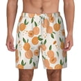 thumbnail image 1 of Balery Peaches Mens Swim Trunks Swim Shorts for Men Quick Dry Inseam Beach Shorts with Compression Liner Pocket-Small, 1 of 9