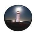 thumbnail image 1 of Balery Peggy's Cove Lighthouse Tire Covers - Tough Tire Wheel Protector for Truck, SUV, Trailer, Camper, RV -17 inch, 1 of 8
