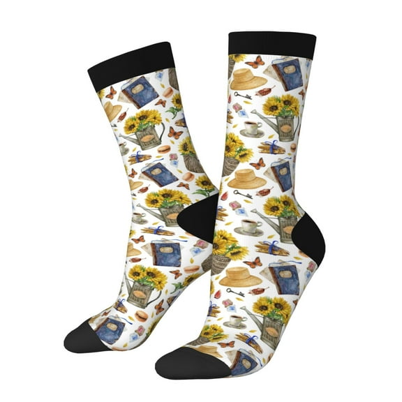 Balery Picnic Pattern Crew Socks Unisex– Soft & Breathable Socks for Men & Women, One-Size Fits Most (US 5-11), Comfortable & Durable for Daily Wear