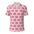 thumbnail image 1 of Balery Pig Nose Printed Men’s Short Sleeve Polo Shirt, Midweight Men's Shirt,Golf Polo shirts -XX-Large, 1 of 8