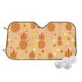 thumbnail image 1 of Balery Pineapples Windshield Sun Shade, Car Front Window Sunshade Cover ,Automotive Interior Portected Blocks Uv Rays For Car Pickup Truck Suv Accessories- Small, 1 of 7