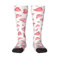 thumbnail image 1 of Balery Pink Hearts Fun Novelty Socks Men'S Women'S Crew Socks Funny Crazy Novelty Socks Quirky And Cool Socks, 1 of 9