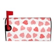 thumbnail image 1 of Balery Pink Hearts1 Mailbox Cover - Standard Size-25.5x21 in, 1 of 9