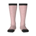 thumbnail image 1 of Balery Pink Stripes Fun Novelty Socks Men'S Women'S Crew Socks Funny Crazy Novelty Socks Quirky And Cool Socks, 1 of 9