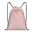 thumbnail image 1 of Balery Pink Stripes Pattern Drawstring Backpack Bag Sport Gym Sackpack Cinch Bags Pattern Drawstring Backpack Bag Sport Gym Sackpack Cinch Bags -Small, 1 of 6
