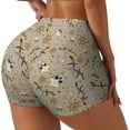 thumbnail image 1 of Balery Pirate skulls Printed Workout Shorts for Women Seamless Scrunch Short Gym Yoga Running Sport Active Exercise Fitness Shorts-X-Large, 1 of 8