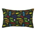 thumbnail image 1 of Balery Pixel Game Bedding Queen Pillow Cases - Envelope Closure - Soft Brushed Microfiber Fabric - Shrinkage and Fade Resistant Pillow Cases-16"x24", 1 of 9