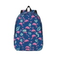 thumbnail image 1 of Balery Plants And Flamingos Vintage Canvas Backpack for Men and Women - Large Capacity, Durable Travel Laptop Bag for School, Work, Hiking, and Outdoor Activities, 1 of 7