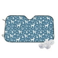 thumbnail image 1 of Balery Poodle Dog Print Car Windshield Sun Shade,Windshield Sunshade for Car Pickup Truck SUV Accessories-, 1 of 7