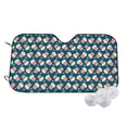 thumbnail image 1 of Balery Popcorn With Glasses Print Car Windshield Sun Shade,Windshield Sunshade for Car Pickup Truck SUV Accessories-Small, 1 of 7