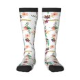 thumbnail image 1 of Balery Pretty Floral With Leaves Fun Novelty Socks Men'S Women'S Crew Socks Funny Crazy Novelty Socks Quirky And Cool Socks, 1 of 9