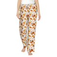 thumbnail image 1 of Balery Pumpkins print Women's Pajama Pants,Ultra Lightweight Pjs,Lounge Pant-Medium, 1 of 9