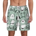 thumbnail image 1 of Balery Puppy Mens Swim Trunks Swim Shorts for Men Quick Dry Inseam Beach Shorts with Compression Liner Pocket-Large, 1 of 9