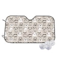 thumbnail image 1 of Balery Puppy Print Car Windshield Sun Shade,Windshield Sunshade for Car Pickup Truck SUV Accessories-Medium, 1 of 7