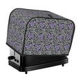 thumbnail image 1 of Balery Purple Butterflies Pattern Oven Cover Kitchen Bread Machine Protector, 2 Slice Toaster Cover for Home, Anti Dust Fingerprint Coaster Cover, 1 of 7