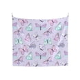 thumbnail image 1 of Balery Purple Butterfly Pattern Tapestry 60x51 Inches - Large Wall Hanging Tapestry for Bedroom, Living Room, Dorm Decor - Artistic and Aesthetic Room Decor, 1 of 9