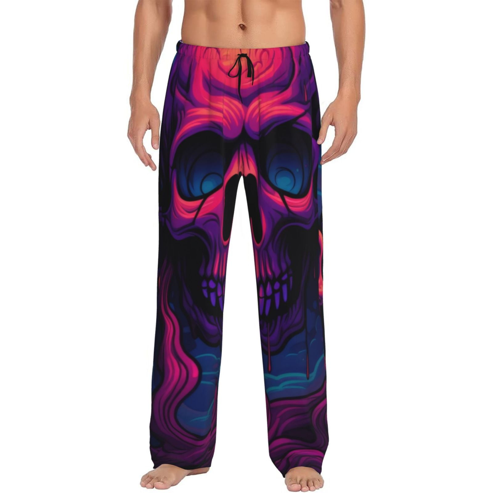PURPLE LAUGHING SKULL UNISEX LOUNGE PANTS