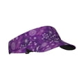 thumbnail image 1 of Balery Purple Snowflakes Sport Wear Athletic Visor Sun Sports Visor Hat Visor Adjustable Cap for Women and Men (One Size), 1 of 7