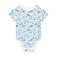 thumbnail image 1 of Balery Rabbit And Butterfly Pattern Baby Climbing Clothes Infant Bodysuit Cute Infant Bodysuit Baby Romper-9M, 1 of 7