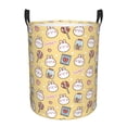 thumbnail image 1 of Balery Rabbit And Candy Round Laundry Basket with Handles Waterproof Freestanding Laundry Hamper for Clothes Toys in the Dorm and Family-, 1 of 8