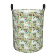 thumbnail image 1 of Balery Rabbit And Carrot Round Laundry Basket with Handles Waterproof Freestanding Laundry Hamper for Clothes Toys in the Dorm and Family-, 1 of 8