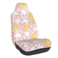 thumbnail image 1 of Balery Rabbit And Chick Pattern Car Seat Cover - Soft & Breathable Front Premium Covers with Non-Slip Protector Fits Most Automotive, Vans, SUVs, Trucks - 1 Unit, 1 of 5