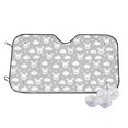 thumbnail image 1 of Balery Rabbit And Cloud Print Car Windshield Sun Shade,Windshield Sunshade for Car Pickup Truck SUV Accessories-, 1 of 7