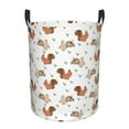 thumbnail image 1 of Balery Rabbit And Squirrel Round Laundry Basket with Handles Waterproof Freestanding Laundry Hamper for Clothes Toys in the Dorm and Family-Medium, 1 of 8