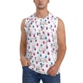 thumbnail image 1 of Balery Rabbit Eating Men's Sleeveless Muscle Shirts Workout Tank Top, Moisture Wicking, Odor Protection-, 1 of 8