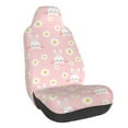 thumbnail image 1 of Balery Rabbit Sunflower Pattern Car Seat Cover - Soft & Breathable Front Premium Covers with Non-Slip Protector Fits Most Automotive, Vans, SUVs, Trucks - 1 Unit, 1 of 5