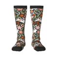 thumbnail image 1 of Balery Rabbits On Floral Fun Novelty Socks Men'S Women'S Crew Socks Funny Crazy Novelty Socks Quirky And Cool Socks, 1 of 9