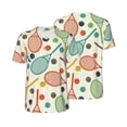 thumbnail image 1 of Balery Racket and Tennis Ball Baseball Jersey for Men Casual Button Down Shirts Short Sleeve Active Team Sports Uniform-Large, 1 of 9