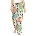 thumbnail image 1 of Balery Racket and Tennis Ball print Women's Pajama Pants,Ultra Lightweight Pjs,Lounge Pant-Small, 1 of 9