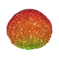 thumbnail image 1 of Balery Rainbow Glitter Shower Caps, Double Layer Waterproof Shower Cap, Double Layers Reusable Shower Cap With Soft Comfortable For Long Thick Hair Soft Bath Shower Hair Caps, 1 of 9