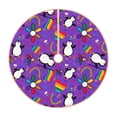 thumbnail image 1 of Balery Rainbow Lgbt Penguin Printed Christmas Tree Skirt , Merry Christmas Party Christmas Tree Decoration,Adjustable Tree Skirt-36", 1 of 8