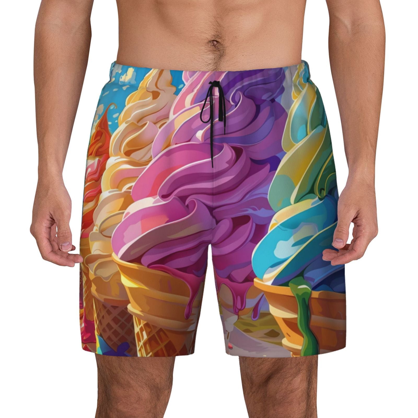 Ice Cream Swim Trunks