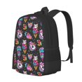thumbnail image 1 of Balery Rainbow Unicorn And Cat Icecream Backpack for Men and Women - Durable 600D Oxford Cloth -Large Capacity, Water-Resistant School, Travel, and Hiking Bag, 1 of 9