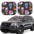 thumbnail image 1 of Balery Rainbow Unicorn And Cat Icecream Sun Shield 2 Pack For Car Front Windows Foldable Sun Visor Protector Blocks Max Uv Rays And Keeps Your Vehicle Cool For Most Sedans Suv Truck, 1 of 7